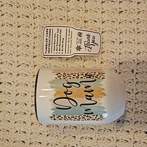 Straight Wine Insulated Cup " Dog Mom" 12oz. NWT